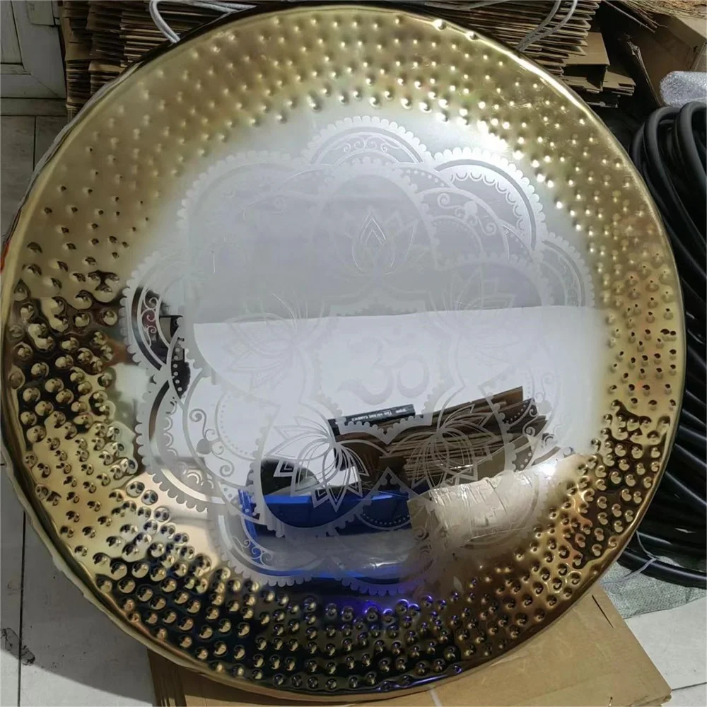 Арбореа звучание Исцеление гоны-Индивидуальный никелевый сплав Гун OM зеркало 18