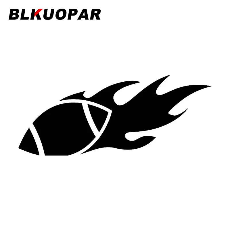 

Спортивные виниловые наклейки на лобовое стекло BLKUOPAR для регби, водостойкие, устойчивые к царапинам солнцезащитные забавные украшения