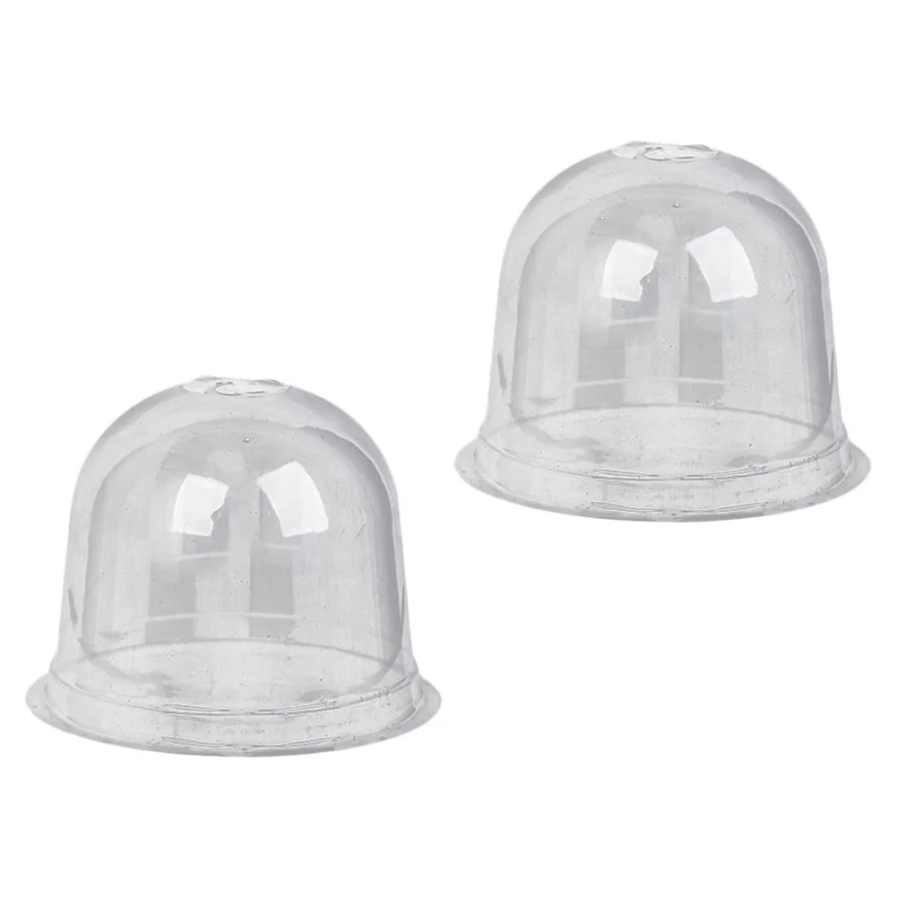 

2pcs Protector Cover Bell Dome Cover Breathable Garden Cloche Moisturize Cover for Season Extention