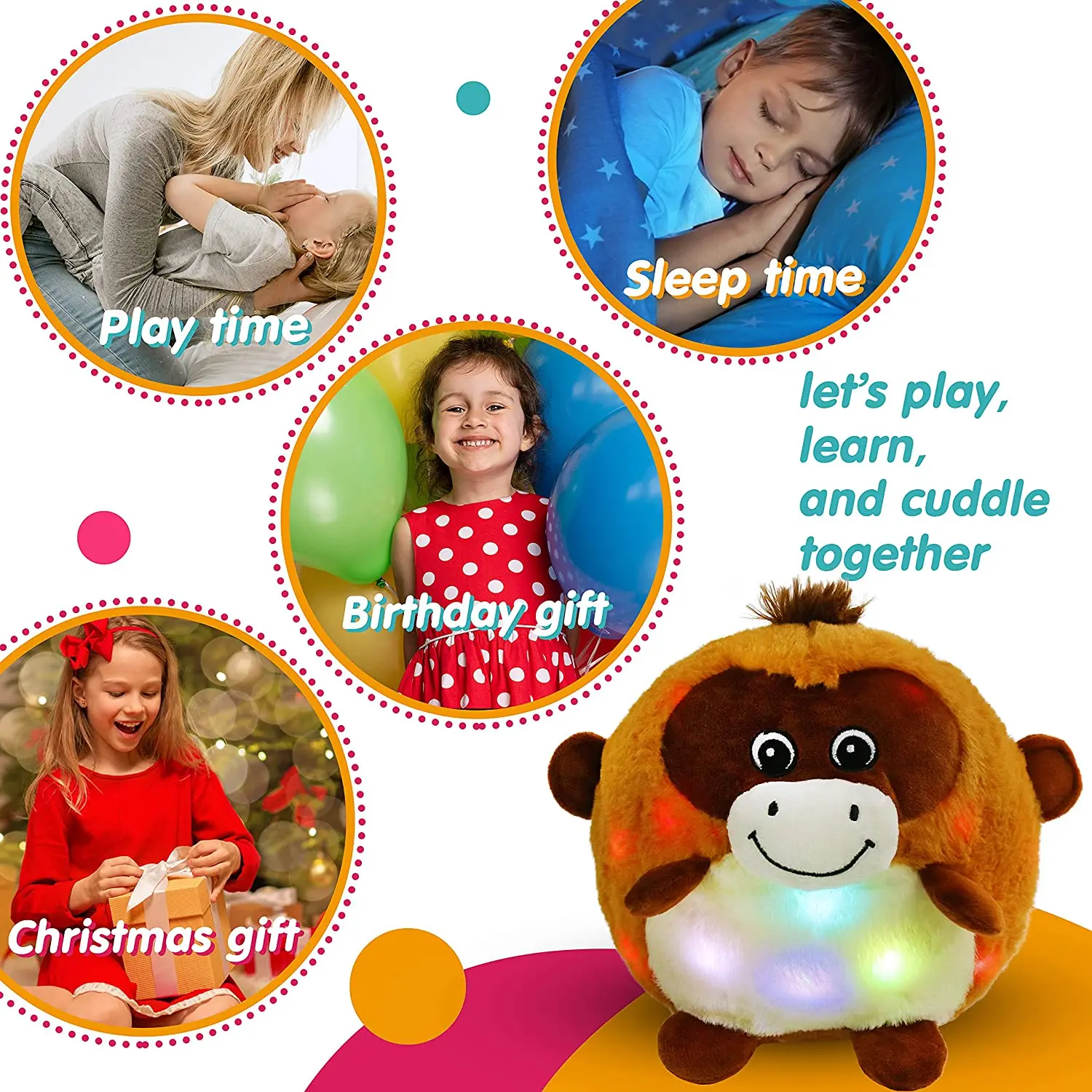 Очаровательная светильник ящаяся обезьяна SpecialYou мягкое животное креативная