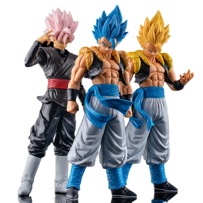

31cm Dragon Ball Z Super Saiyan One Figure Gogeta Kakarotto Super Saiyan Rose Cartoon Edition Collection Model Toys Kids Doll