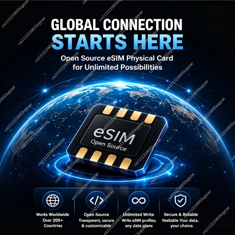 Открытая физическая карта ESIM, поддерживает STK, EasyEUICC, неограниченное программирование, полностью совместима с приложением 9&eSIM, идентична 5ber ESTK. (art.: 3920da5be8945) - 3920da5be8945