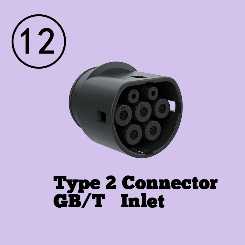 Фото Адаптер для зарядки электромобилей: Type2 на GBT, Type2 на Type1, Type1 на GBT, Type1 на Type2 для электромобилей №3