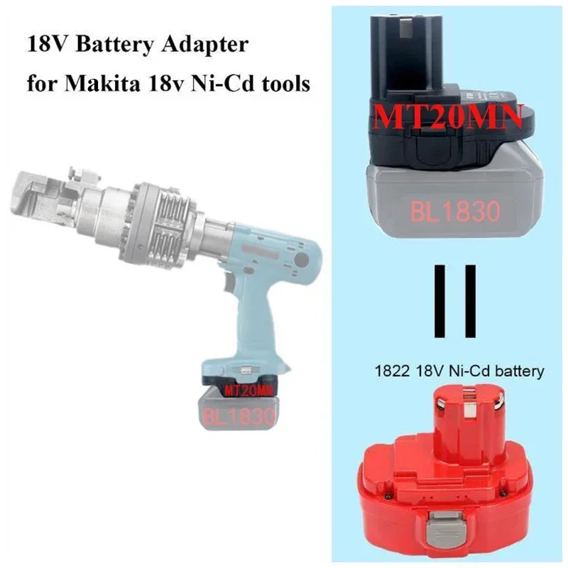 Adapter MT20DL MT20BSL MT20ML MT20MN MT20RNL MAK1820 For Makita Li-ion Battery Milwaukee Bosch Dewalt Ryobi Tool