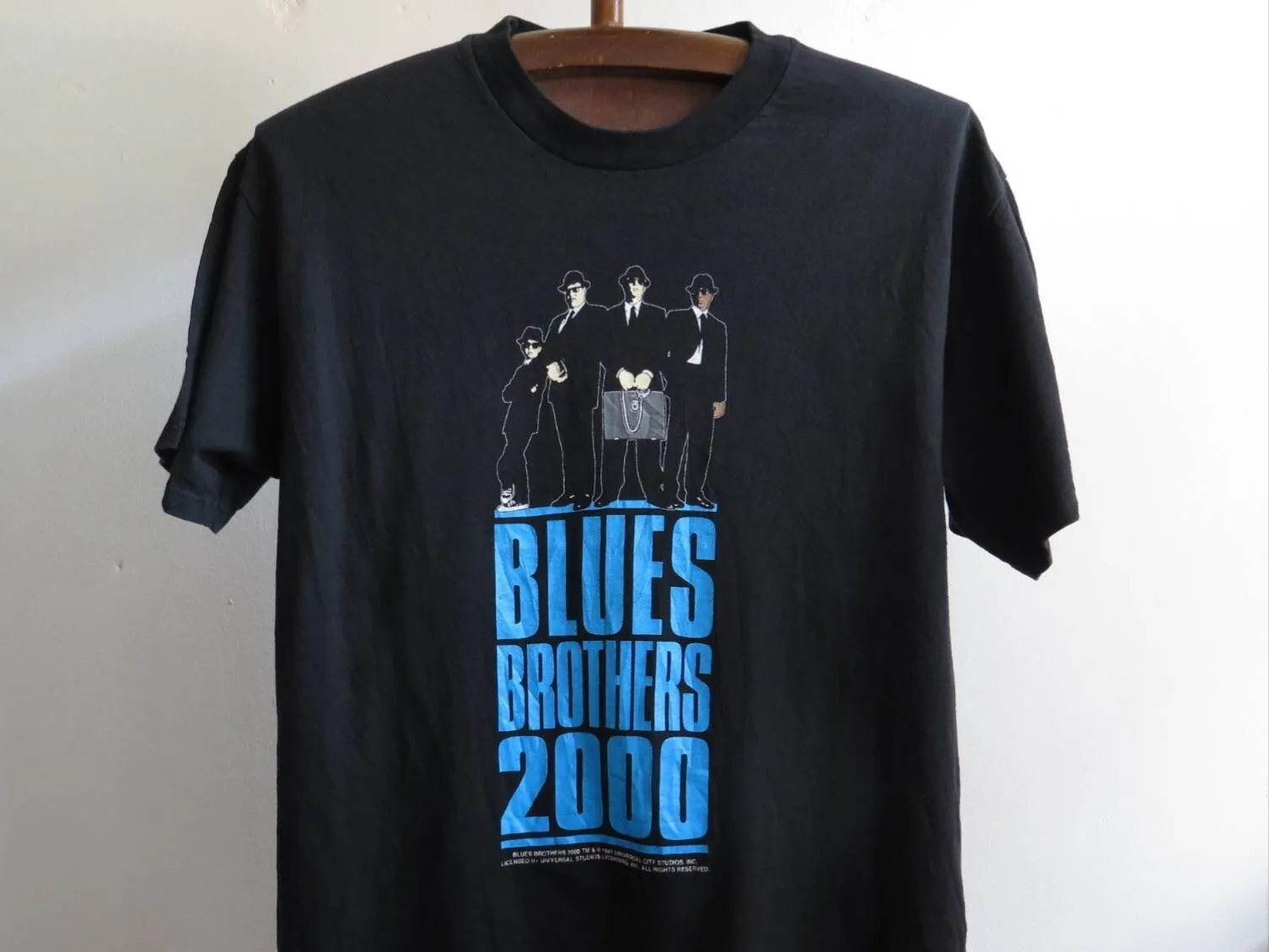 NVintage Blues Brothers 2000 T Shirt Vintage Movie 1997 Universal Studios Film Musical Comedy
