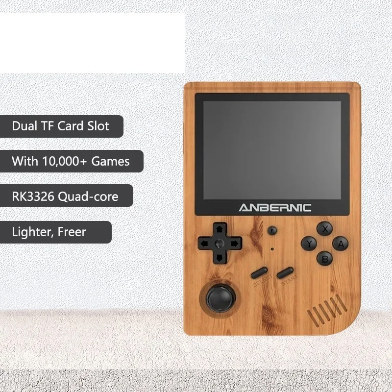

2021 Top RG351V Retro Video Game Console RK3326 1.5 GHz CPU Build-in 10,000 Games Portable Mini Game Player For PS1/DC Max 256GB