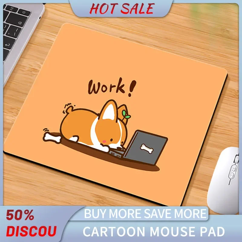 

Симпатичный Настольный коврик для собаки, мультяшный Настольный Мини-Игровой коврик, семейный коврик, мышь, Офисная компьютерная мышь