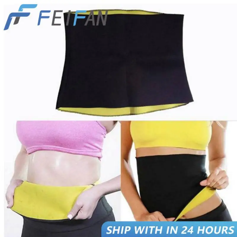 

Women Waist Trainer Neoprene Belt Sauna Sweat Body Shaper Tummy Control Girdle Corset Slimming Belt For Women Sports Safety