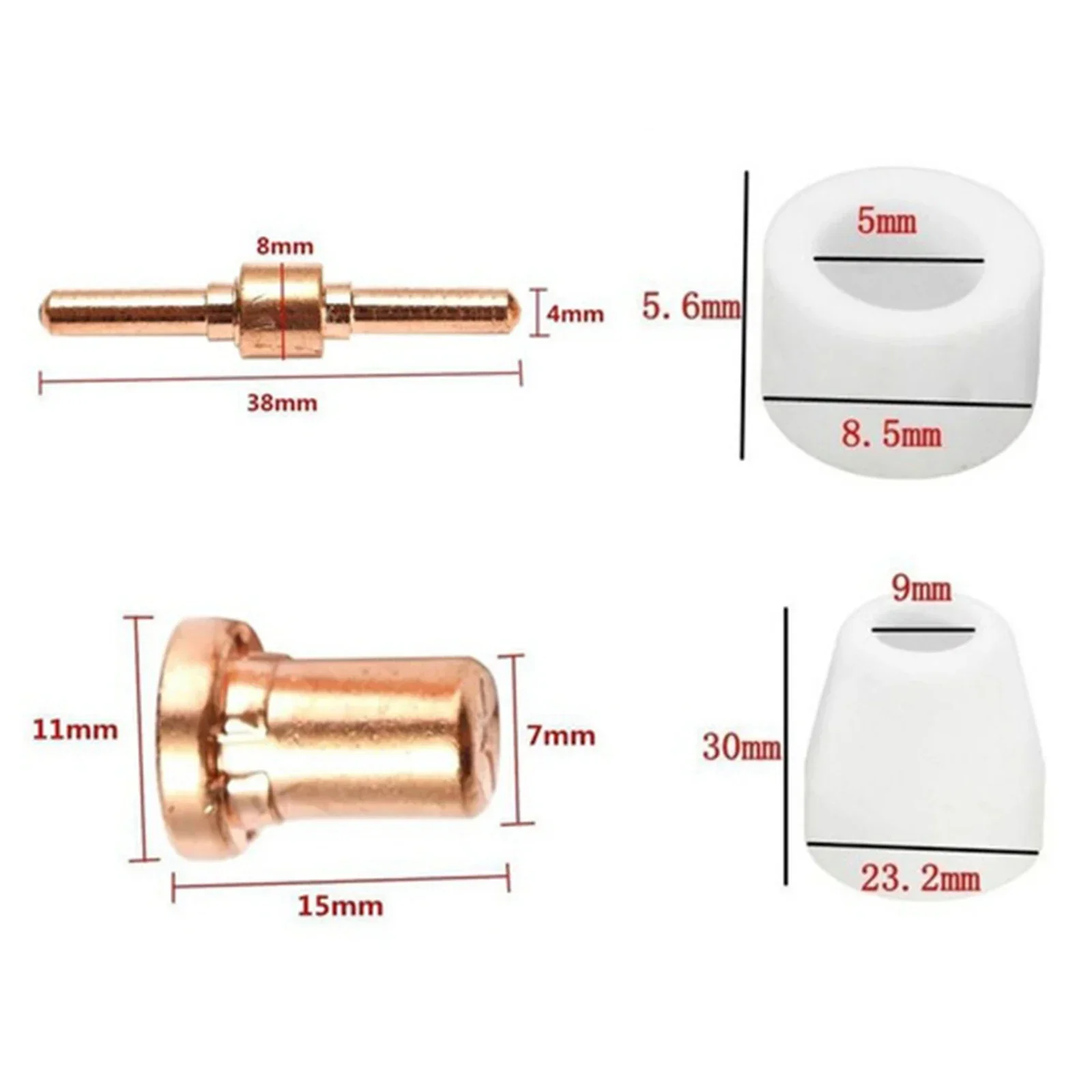140 шт. расходные материалы для воздушно-плазменной резки расширенные подходят ESAB