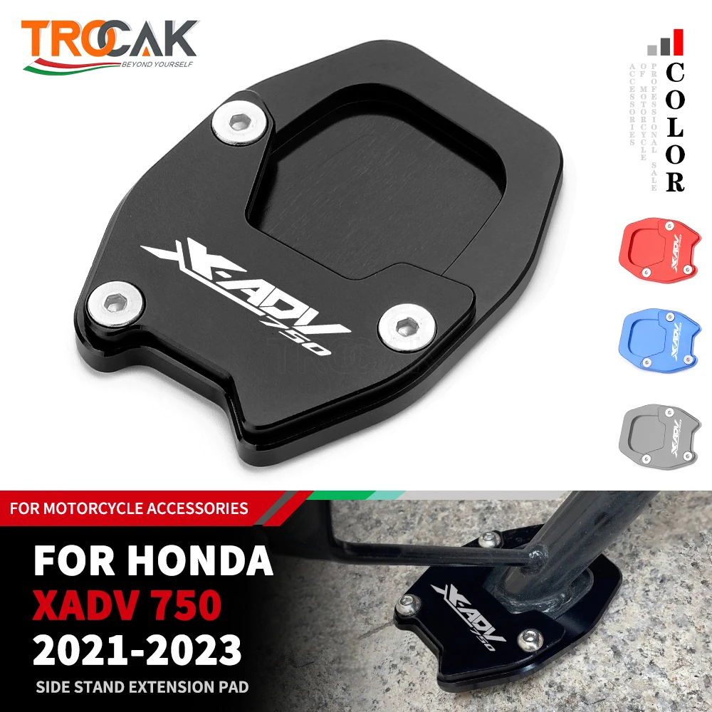 

Аксессуары для мотоциклов HONDA X ADV X-ADV XADV 750 2021-2023 CNC Выдвижная ножка боковая подставка удлинитель поддерживающая пластина
