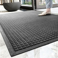 1x outdoor door mat durable heavy duty non slip waterproof polypropylene rubber mat easy clean living room bathroom mat
