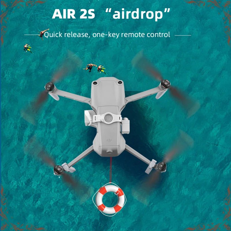 

Thrower for DJI Mavic Air 2/AIR 2S Airdrop Air Drop System Drone Fishing Bait Ring Gift Deliver Life Rescue Remote Throw