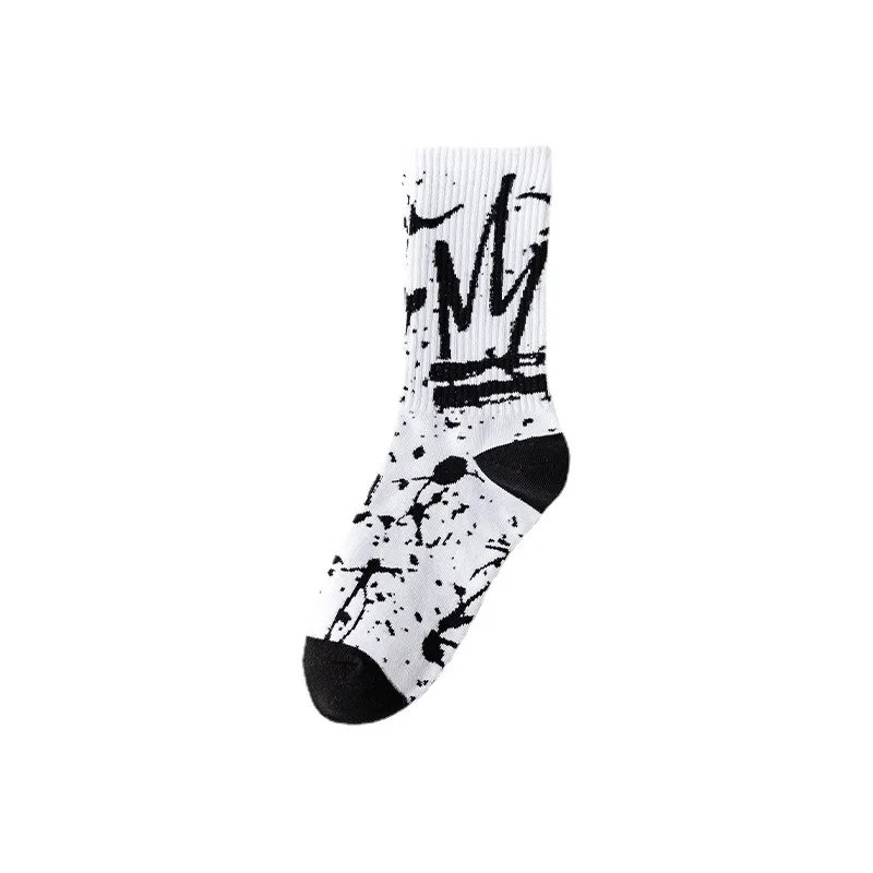 

Fashion Socks Men's Trend Basketball Sports Socks Hip-hop Long Tube High Socks Tide Brand Street Skateboard Socks