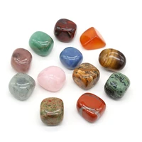 25pcsrose quartz agate unakite natural stone irregular beads ornament makingdiy jewelry reiki healing energy gem home decor gift