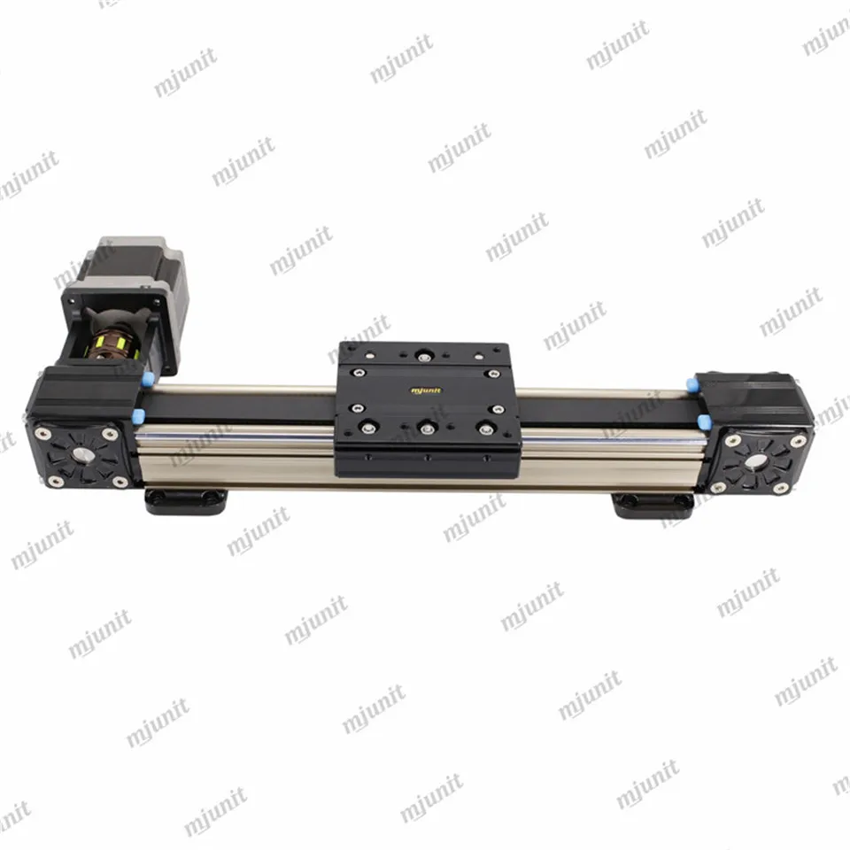

mjunit zipper head threading, cutting and pulling automatic machine linear track synchronous belt module with high-speed