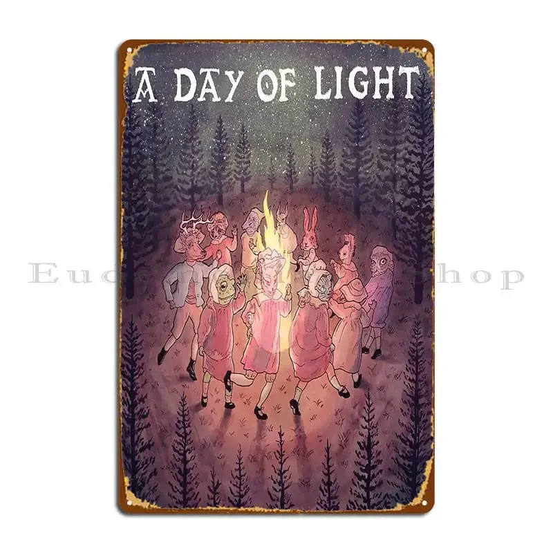 Mear Official A Day Of Light Ep Альбом Изображение Металлические Вывески Клубный Дизайнер Бар