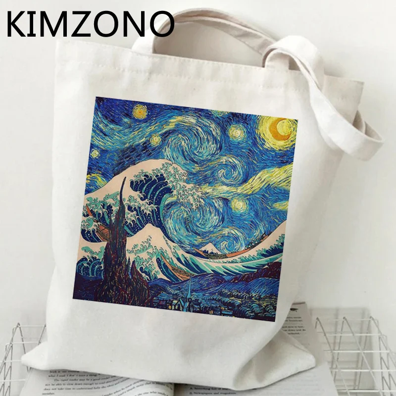 

Сумка для покупок Van Gogh, сумки для магазина, тканые сумки, сумки