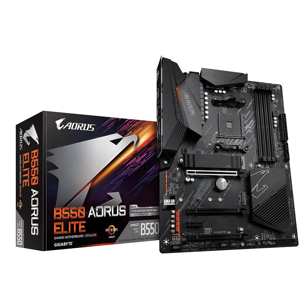 

GIGABYTE B550 AORUS PRO V2 AM4 AMD B550 ATX Motherboard with Dual M2 SATA 6Gb/s USB 3.2 Gen 2 2.5 GbE LAN PCIe 4.0