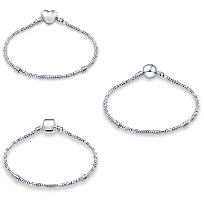 

Hot Sale S925 Sterling Silver Jewelry For Women Luxury Originales Designer Beads Charm Fine Beadeds Diy Gift Bracelets Wholesale