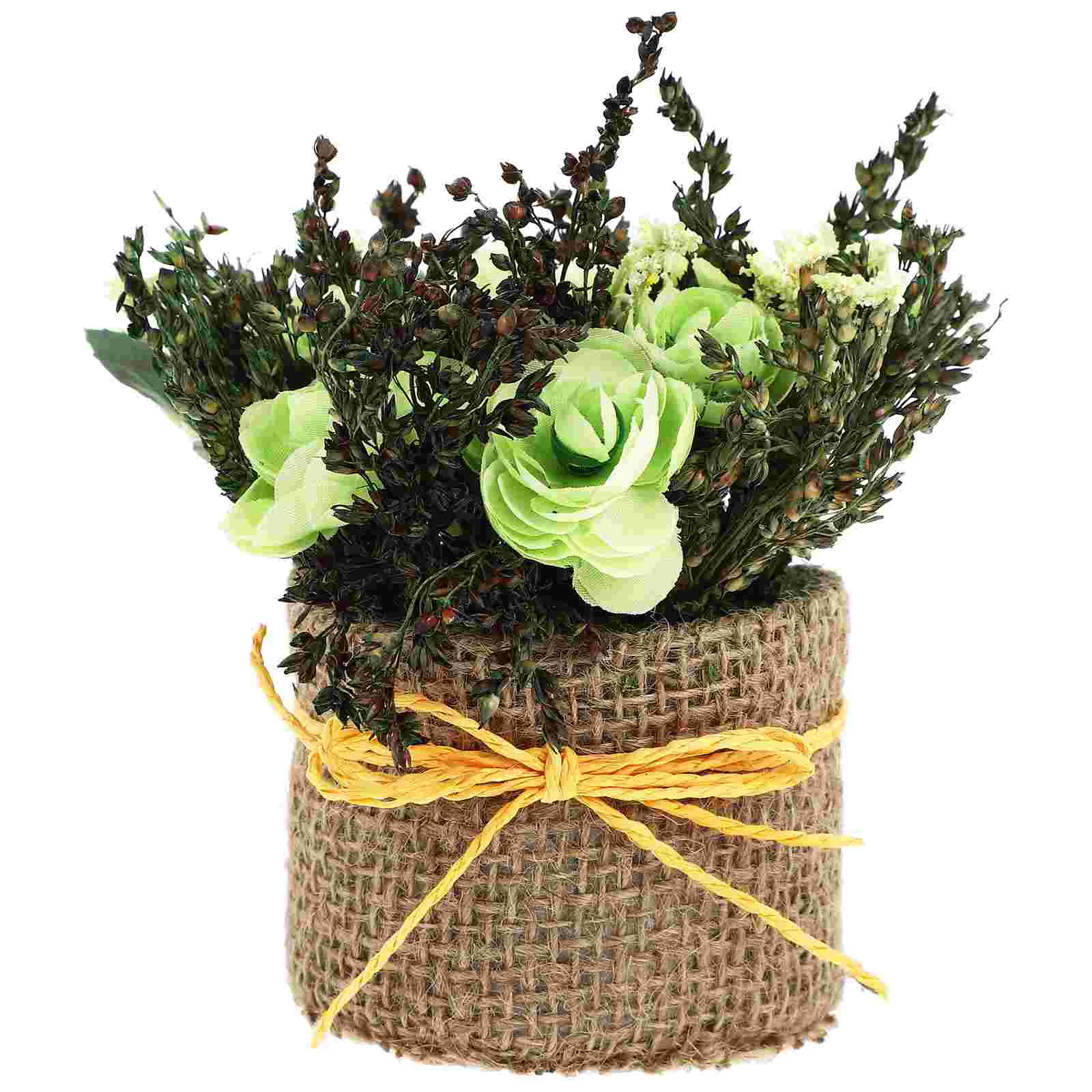 

Home Decorative Rose Bonsai Simulation Home Bonsai Artificial Flower Decor