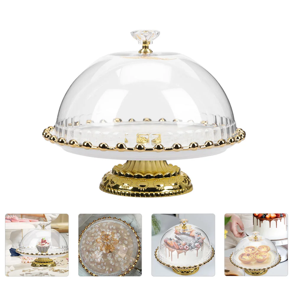 

1 Set Tray Ceramic Cake Display Stand Serving Tray Cake Stand Cake Storage Plate for Home Hotel Restaurant