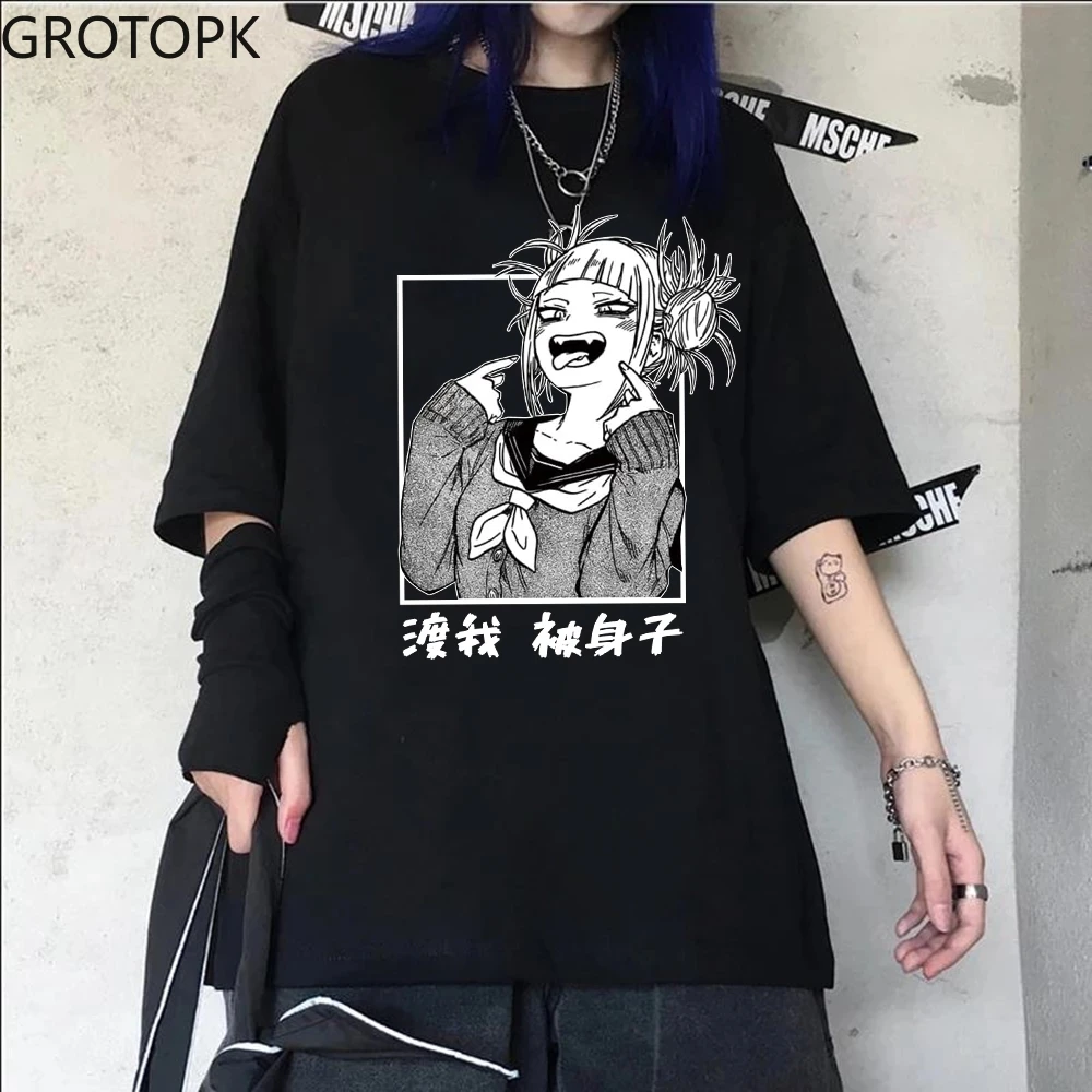 

Футболка женская с японским аниме «Моя геройская Академия»