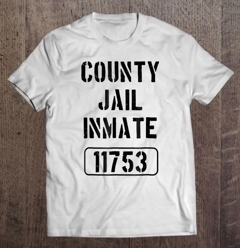 

Мужская футболка унисекс 11753 Ver2, черная хлопковая Футболка с изображением тюремного заключения