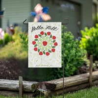 hello fall autumn apple garden flag welcome home house flags double sided yard banner outdoor decor banner for outside house yar