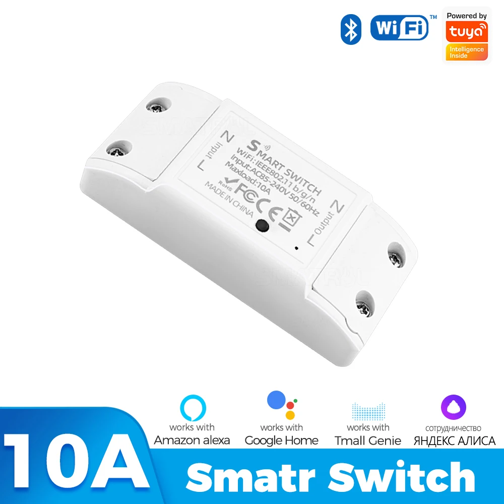 

Контроллер умный выключатель Konouyouko Wi-Fi 10А