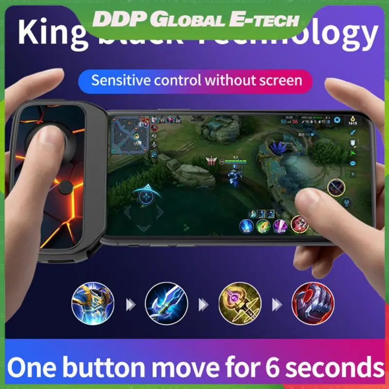 

Low-latency Mobile Game Controller Portable Gaming Grip 5.0 360° High-precision Gaming Joysticks Mobile Gaming Trigger