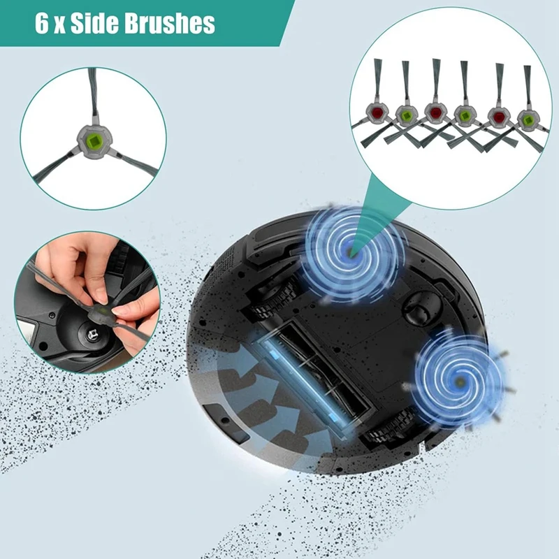 Для робота-пылесоса Airrobo P20 основная боковая щетка фильтр Hepa запасные части