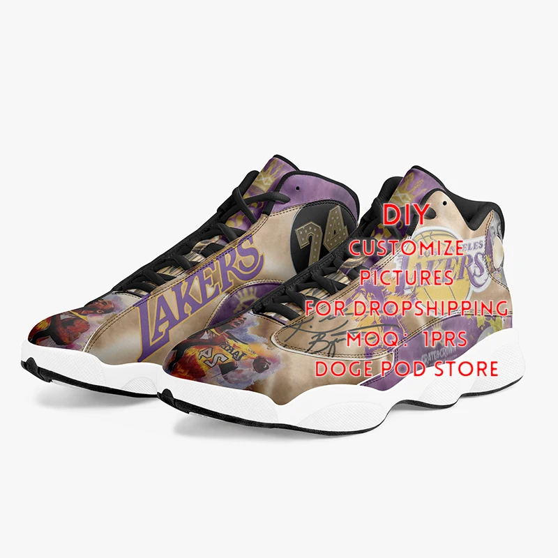 

Dropshipping Print On Demand Custom Basketball Sneaker Shoes For Men Custom casual Shoes men's shoes