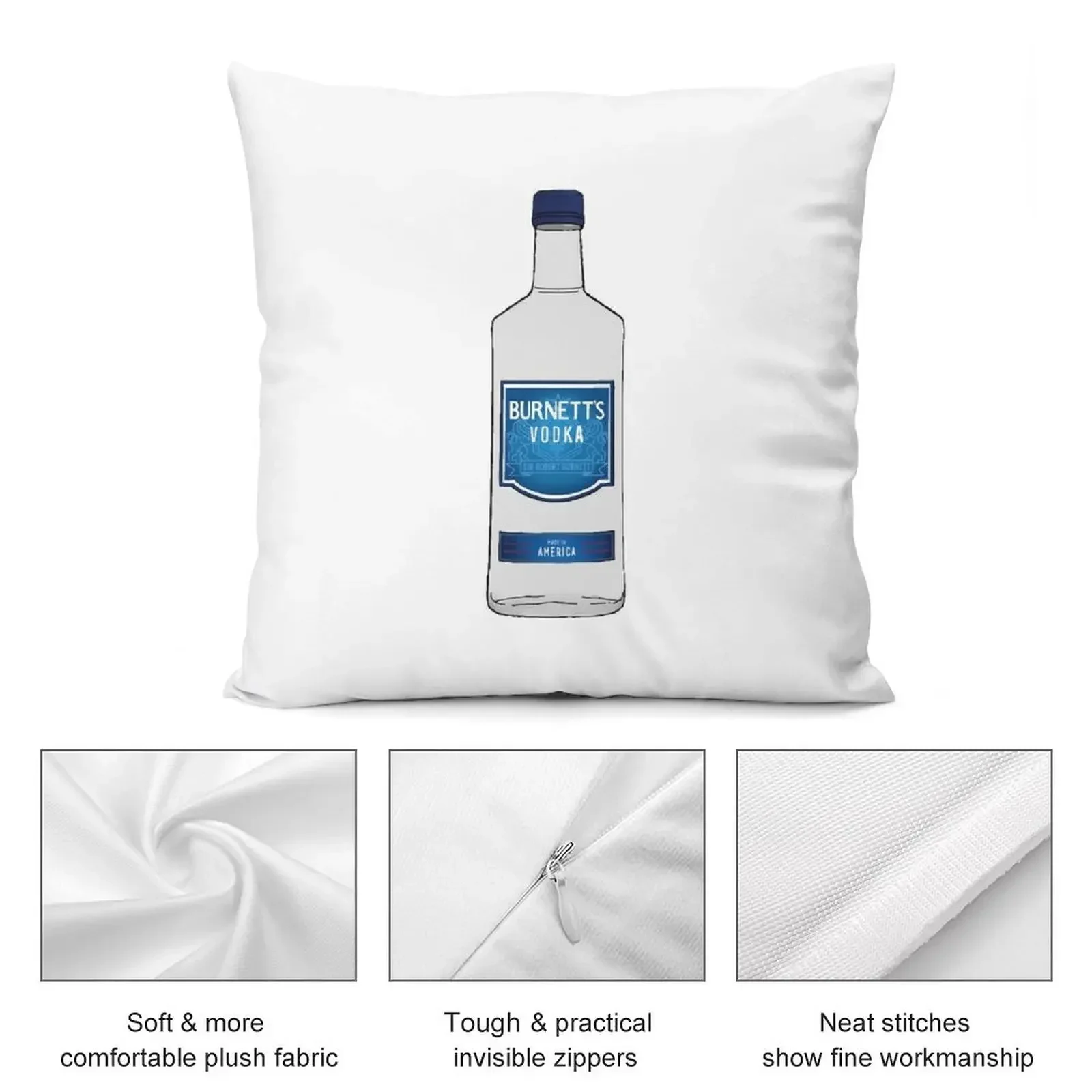 Подушка Burnett's Vodka рождественская наволочка