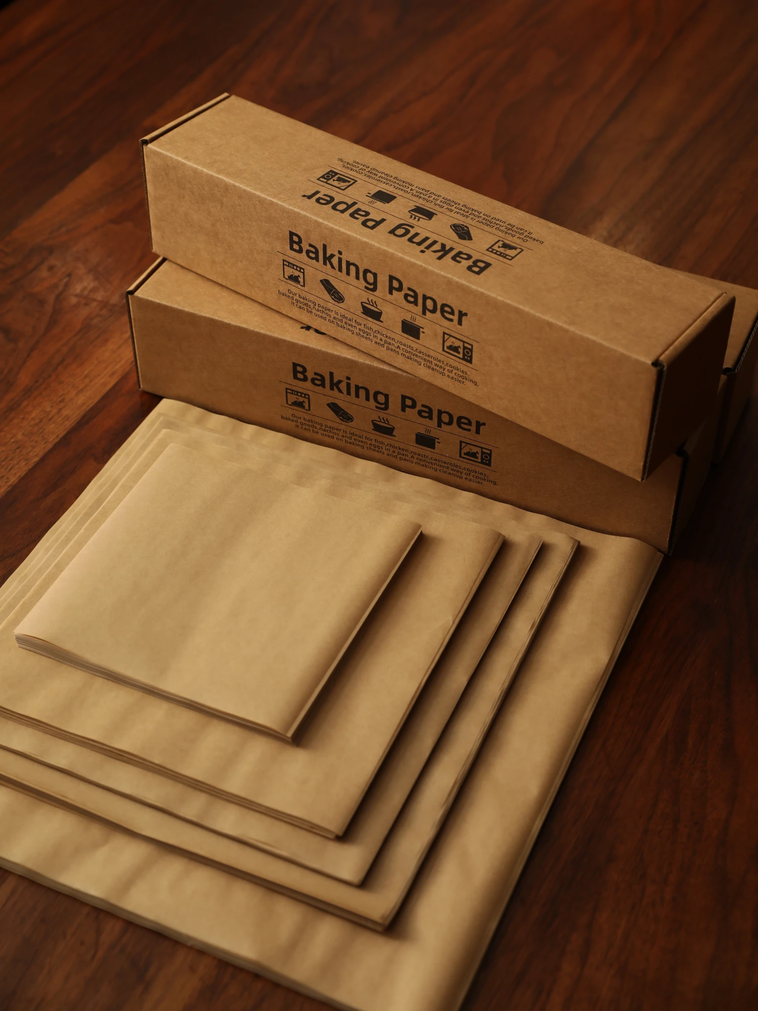 Бумага для выпечки гамбургеров 6 x 8 дюймов предварительно вырезанная