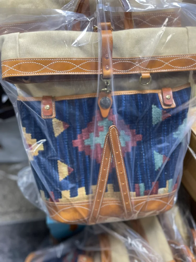 Турецкий стиль!!! Индийская кожаная сумка-одеяло Индийский рюкзак Amekaji 35х43 см