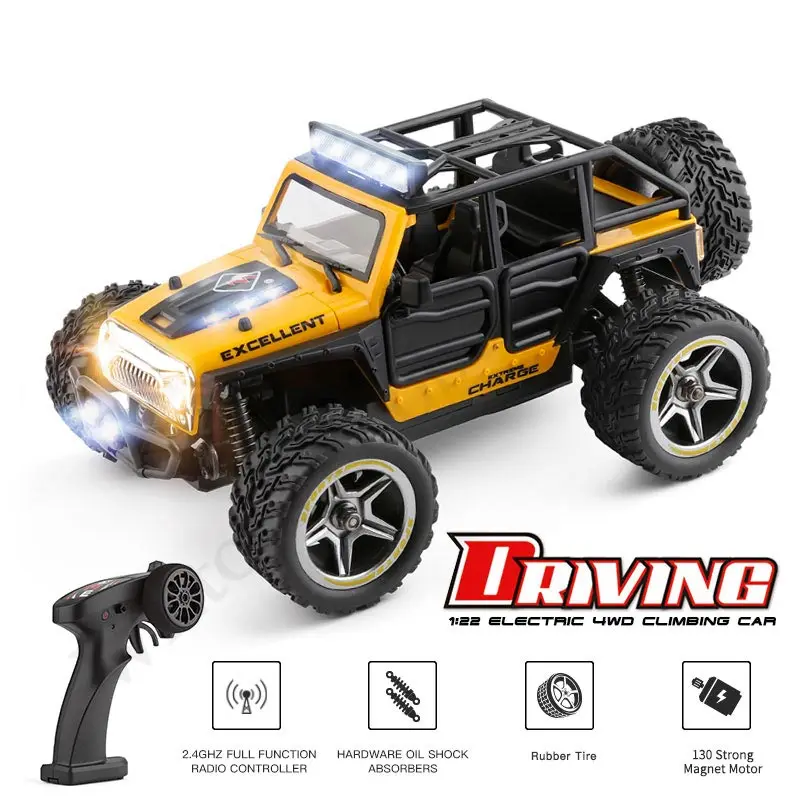 

Мини-автомобиль с дистанционным управлением и подсветкой, 2,4 ГГц