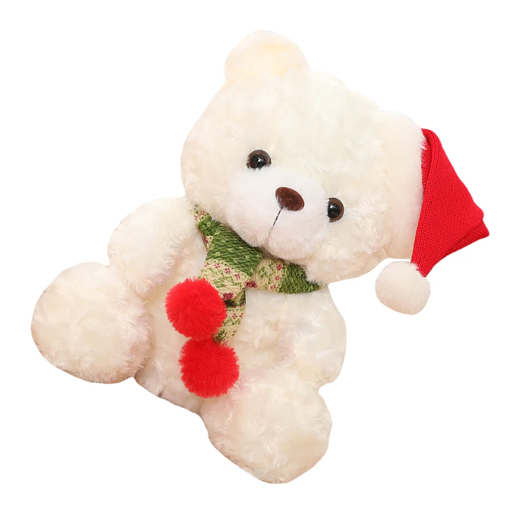 

Рождественский плюшевый медведь, Декор, Рождественское украшение, рождественский подарок для детей, мальчиков, девочек, женщин
