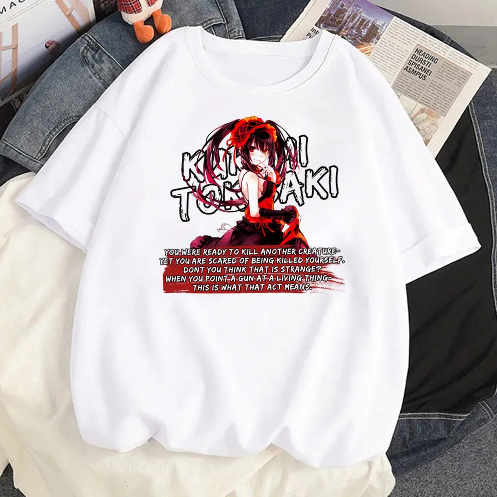 

Футболка kurumi tokiaki, Мужская забавная футболка с рисунком манга, Мужская Дизайнерская одежда в стиле аниме 1920-х