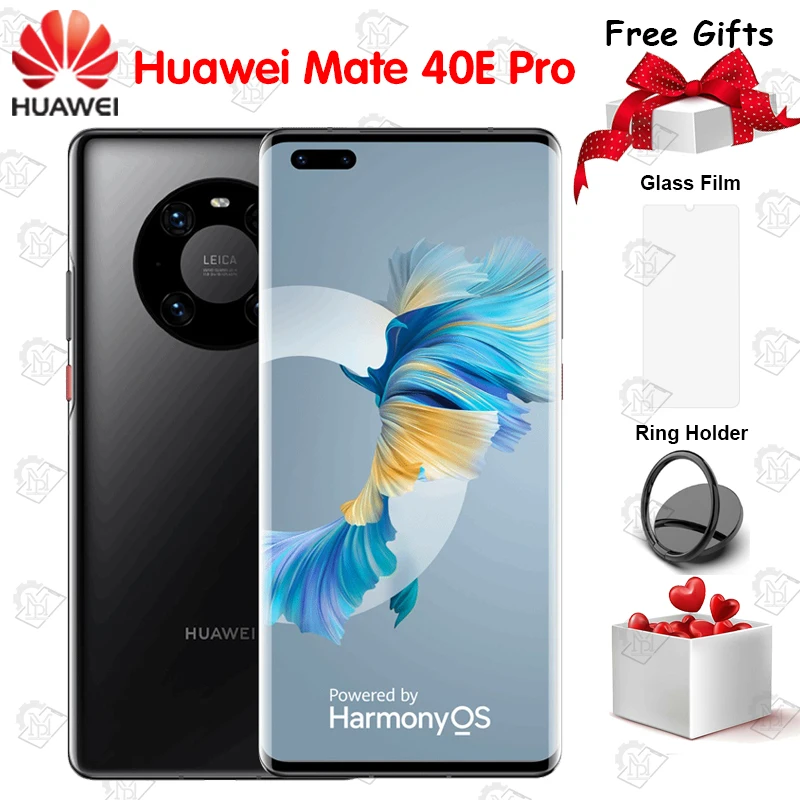 original huawei mate 40e pro 5g mobile phone 6 76 8g256g kirin 9000l octa core harmonyos 4400mah fast charging 66w smartphone free global shipping