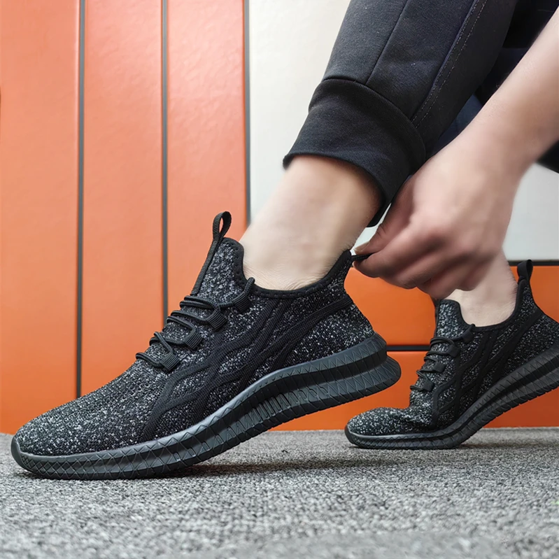 Men Running Shoes Lightweight Sport Shoes for Men Mesh Breathable Casual Sneakers Non-Slip Outdoor 2023 New Arrival