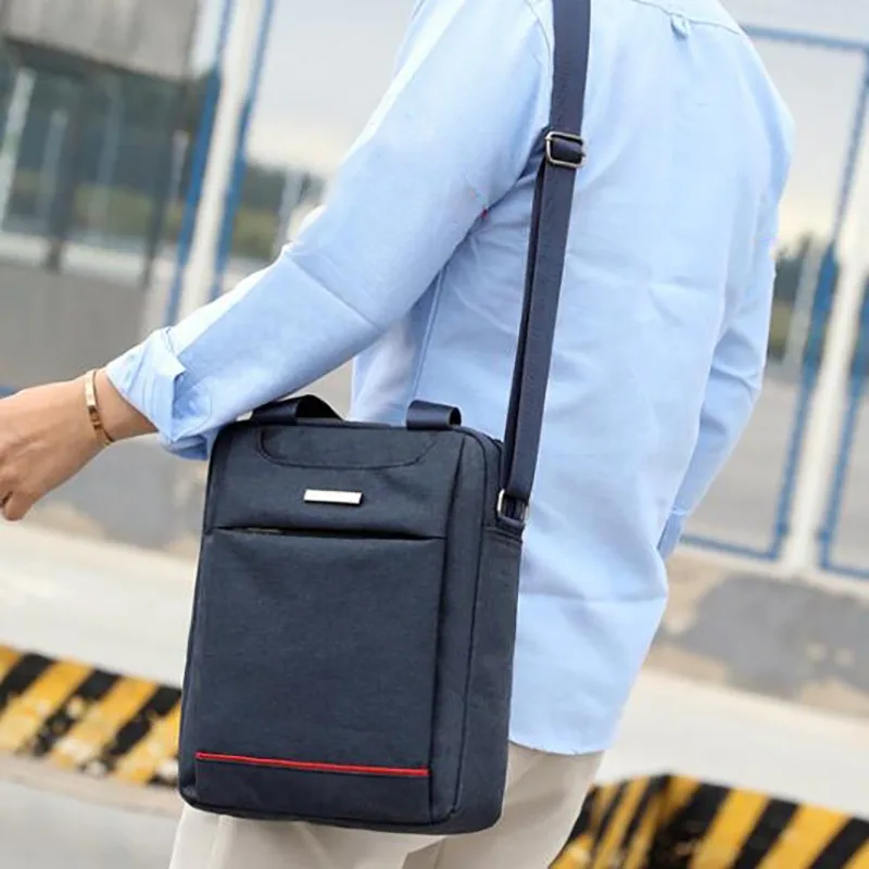 

High Quality Men Handbags Nylon Travel Waterproof Shoulder Bags Multi-function Large Business Crossbody Casual Bag New