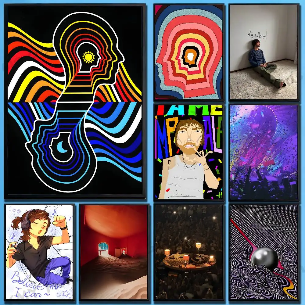 Фото Постер D-Deadbeat T-Tame Impala HD Art, водонепроницаемый, для спальни, игровой комнаты, декора стен дома, подарков. №1