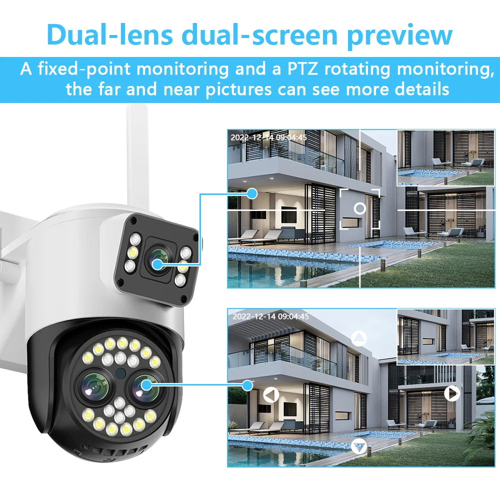 Рисунок 2 - IP-камера UTOOEE 4K 8 Мп с тремя объективами