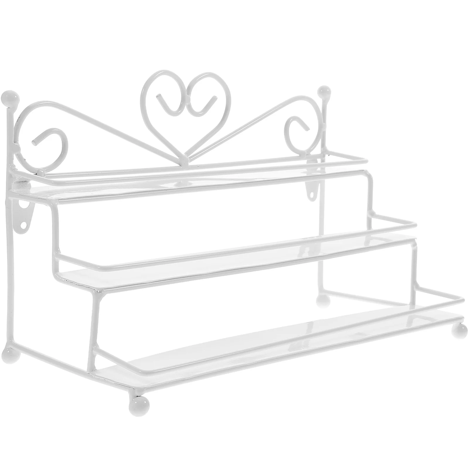 Metal Nail Polish Organizer Holder Table Posh Dispaly Organizing Rack (Black)