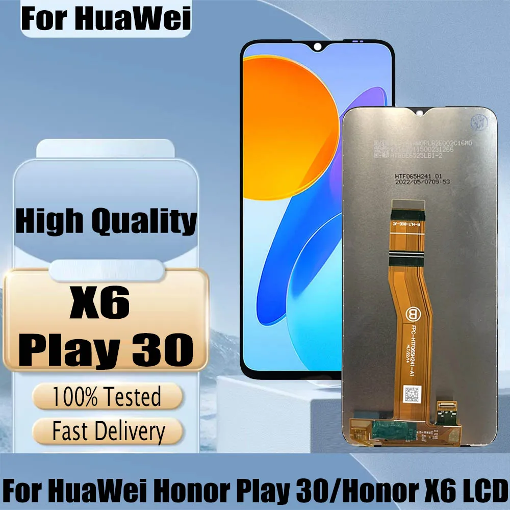 Фото Высококачественный дисплейный модуль (LCD+тачскрин) для Huawei Honor Play 30 (VNE-AN00) и Honor X6 (VNE-LX1) №1