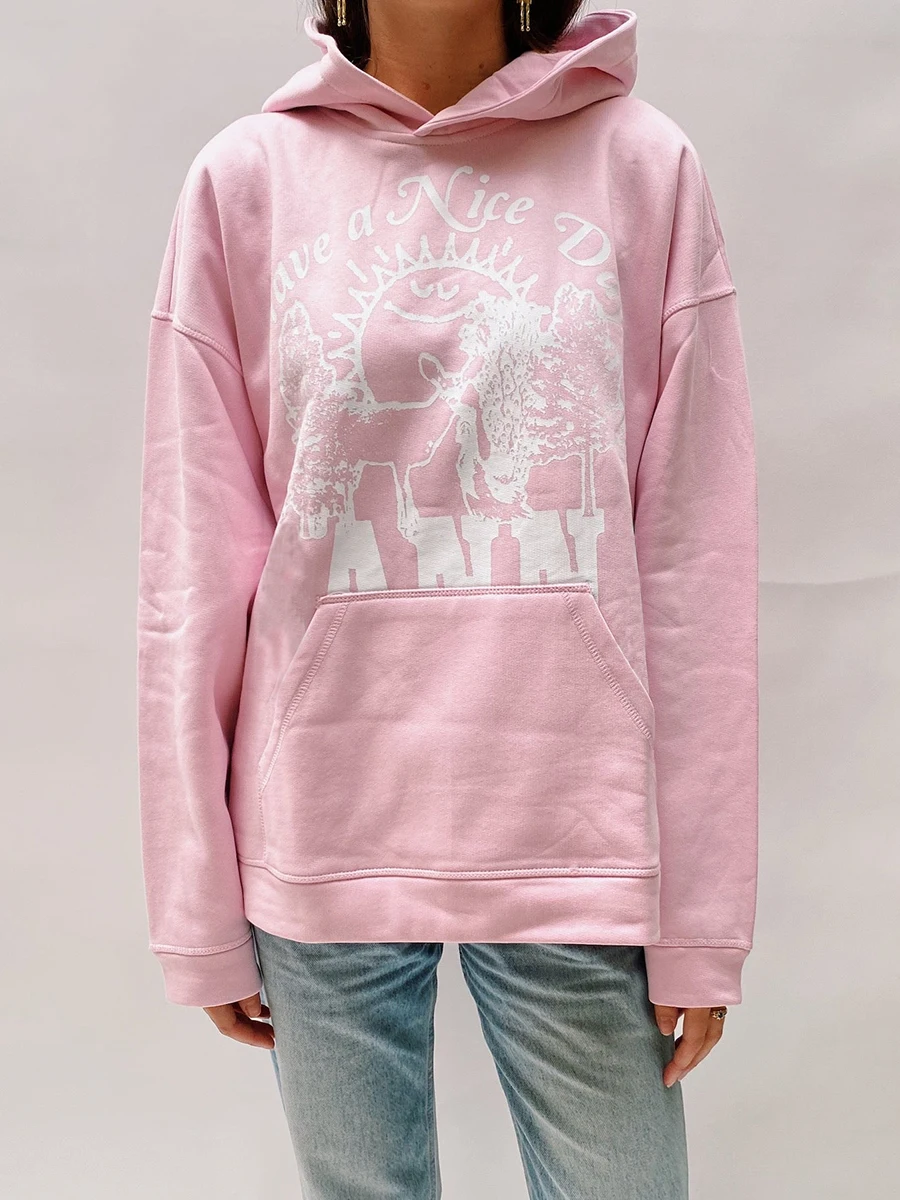 

Женская хлопковая толстовка с капюшоном, свободного покроя