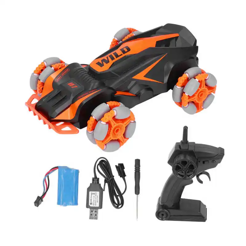 Toy 2.4g Usb Rechargeable Wireless Remote Control Stunt Car High Speed Shifting Rc Stunt Car Toy For Kids