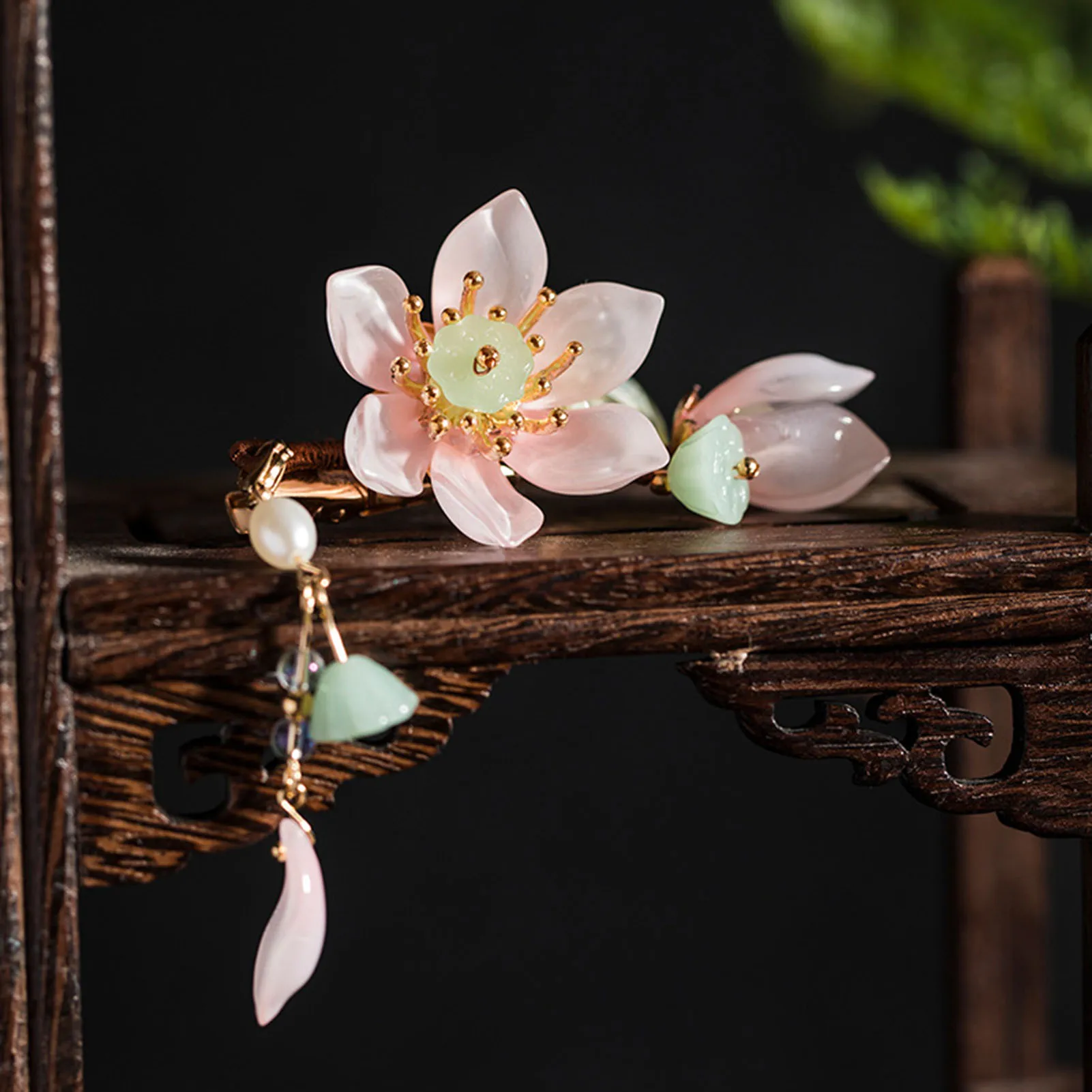 Заколки для волос в виде цветка лотоса