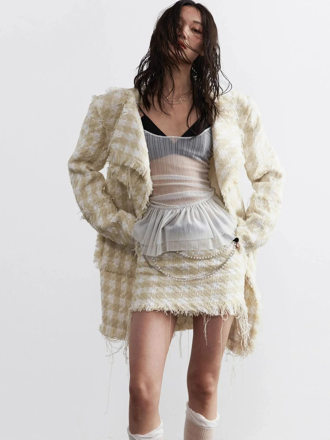 Летние просвечивающие майки Y2k женские модные корейские укороченные топы с Fairycore