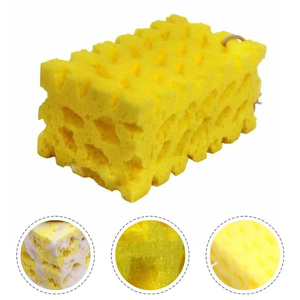

Thickened Car Wash Honeycomb Sponge Anti-wear Car Wash Sponge High Density Super Absorbent Sponge Thickening Cleaning Washing D